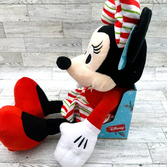 Brand New Disney 22" Minnie Mouse Christmas Plush Toy - Picture 6 of 9